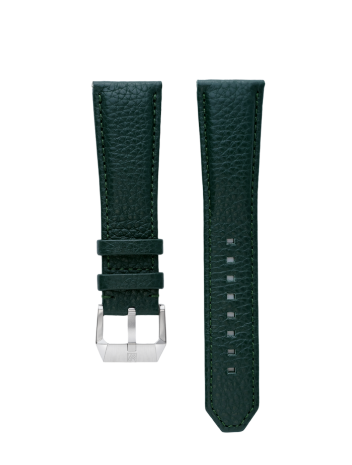 Bracelet Montre March LA.B Cuir Buffle Vert 22M