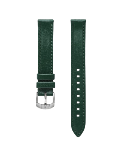 Bracelet Montre March LA.B Cuir Chevreau Vert 14MM