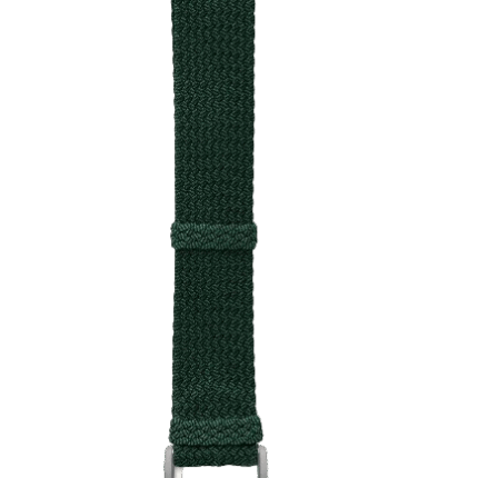 Bracelet Montre March LA.B Tissus Perlon Vert 20MM