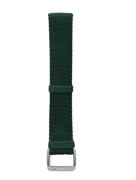 Bracelet Montre March LA.B Tissus Perlon Vert 20MM