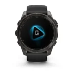 Montre Garmin Fenix 8 Amoled Sapphire Titane Carbone Grey DLC Connectée Bracelet Caoutchouc 51MM