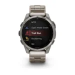 Montre Garmin Fenix 8 Amoled Sapphire Titanium Connectée Bracelet Acier 47MM