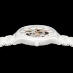 Montre Rado True Round Open Auto Cadran Blanc Bracelet Céramique 40MM