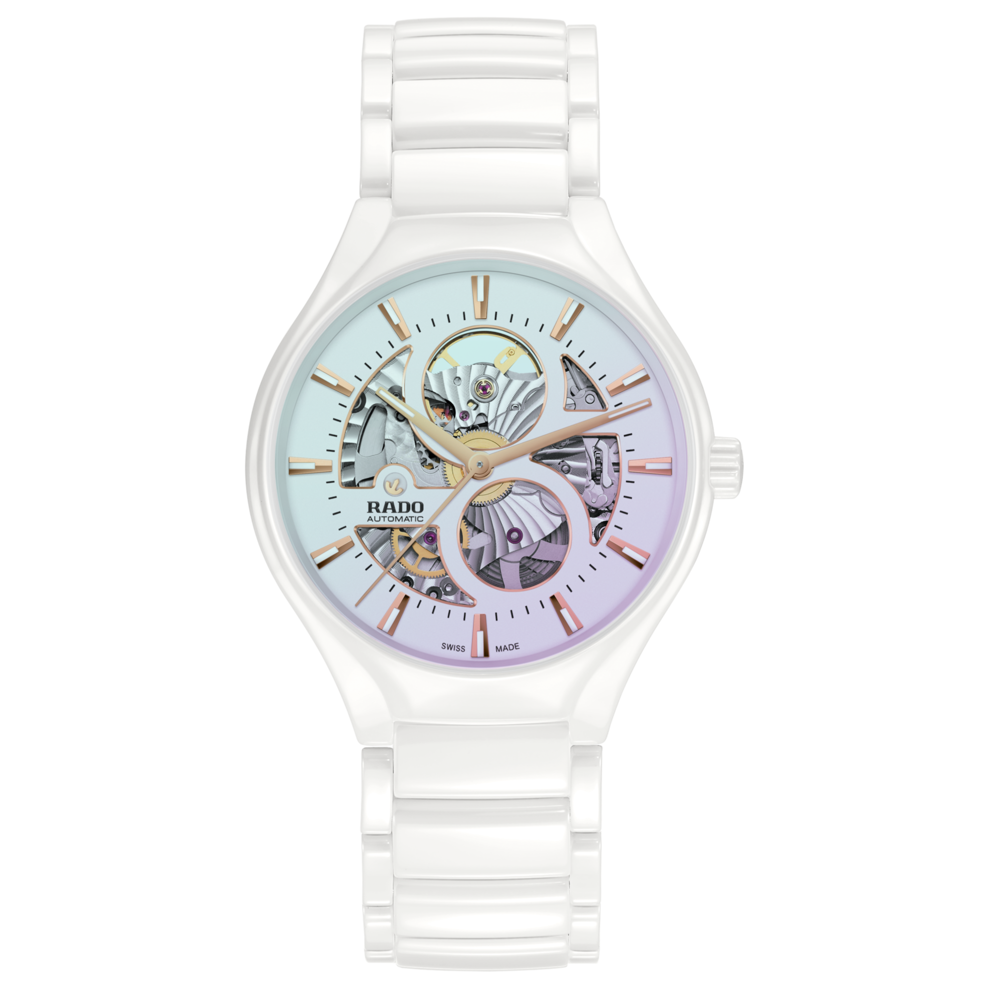 Montre Rado True Round Open Heart Limited Edition Auto Bracelet Céramique 40MM