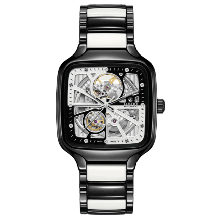 Montre Rado True Square Open Heart Auto Bracelet Ceramique 38MM