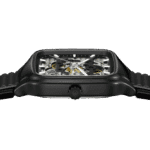 Montre Rado True Square Skeleton Auto Bracelet Caoutchouc 38MM
