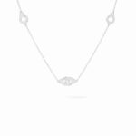 Collier Dinh Van Menottes R5 Or Blanc