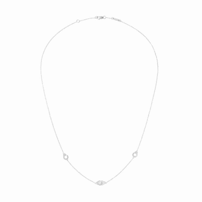 Collier Dinh Van Menottes R5 Or Blanc