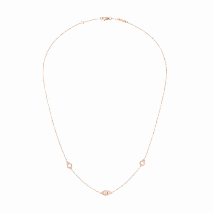 Collier Dinh Van Menottes R5 Or Rose