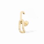 Mono Boucle d'Oreille Dinh Van Maillon Diamants et Or Jaune