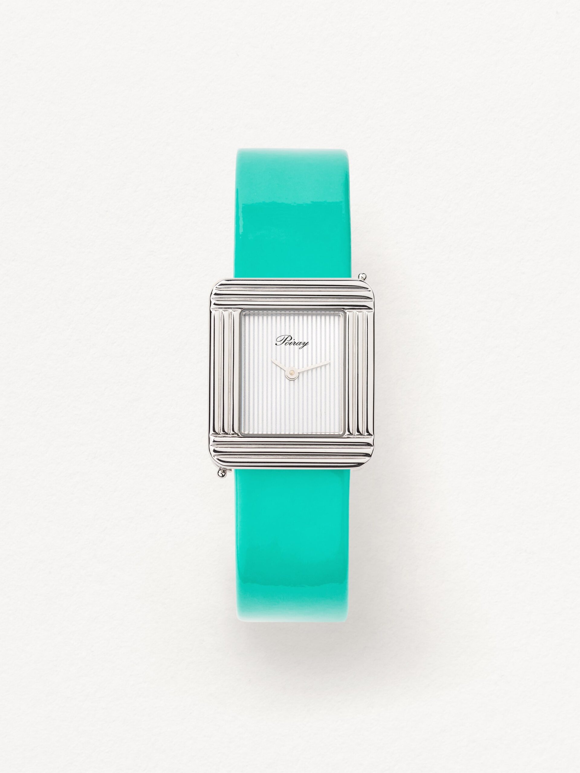 Bracelet Poiray Lagoon Blue Varnished Calfskin Watch