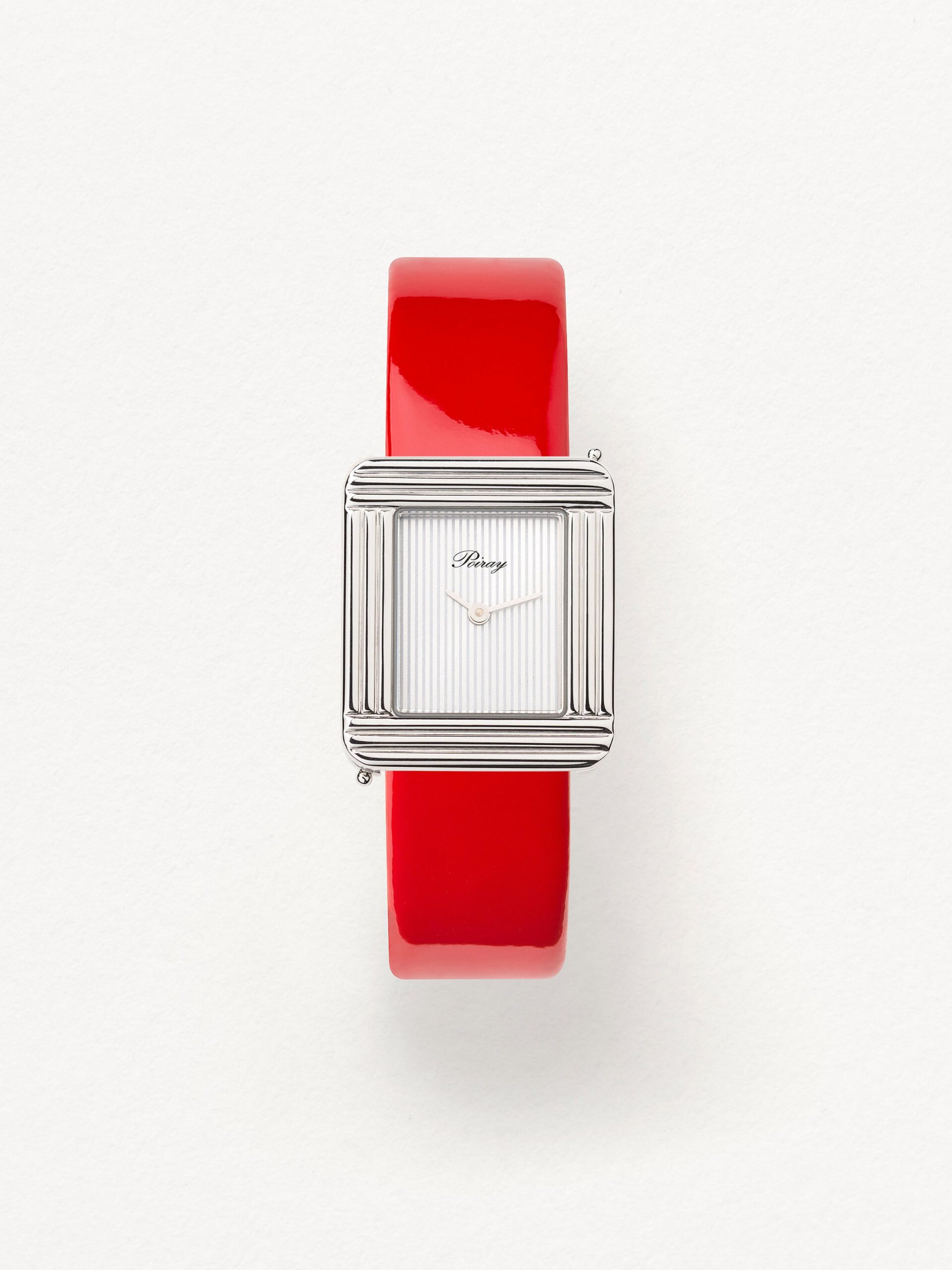 Bracelet Poiray Red Patent Calfskin Watch