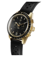 Montre Yema Rallygraf Meca-Quartz II Cadran Noir Bracelet Cuir 40MM