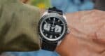 Montre Yema Rallygraf Meca-Quartz II Reverse Panda Bracelet Cuir 40MM