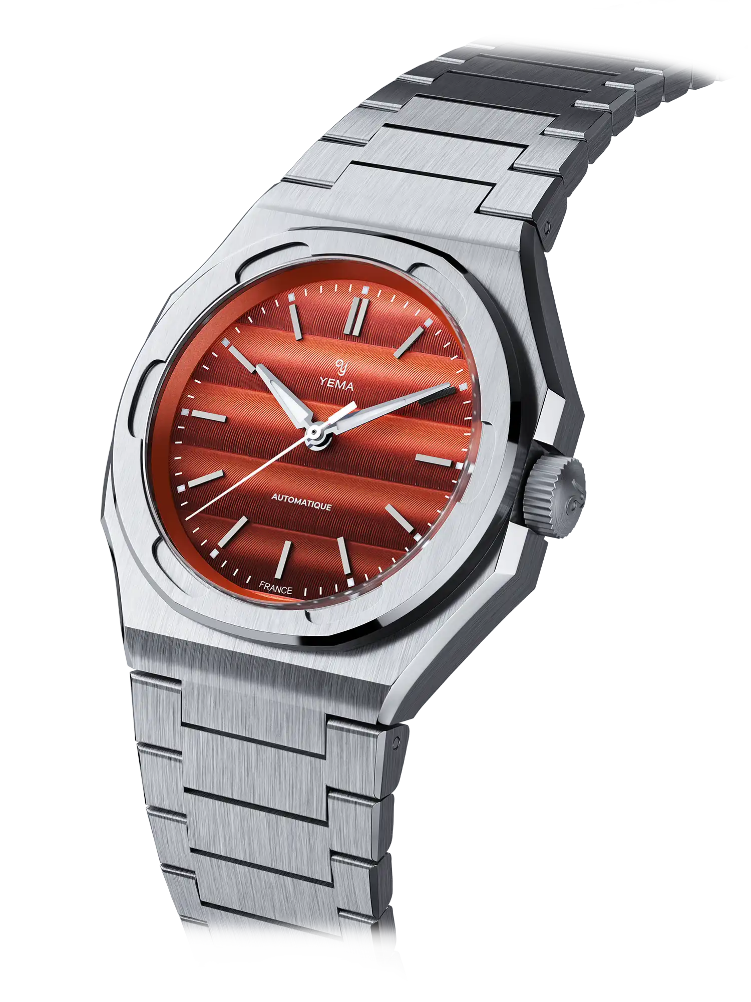 Montre Yema Urban Sport Wristmaster Auto Cadran Rouge