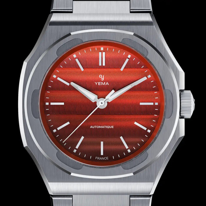 Montre Yema Urban Sport Wristmaster Auto Cadran Rouge