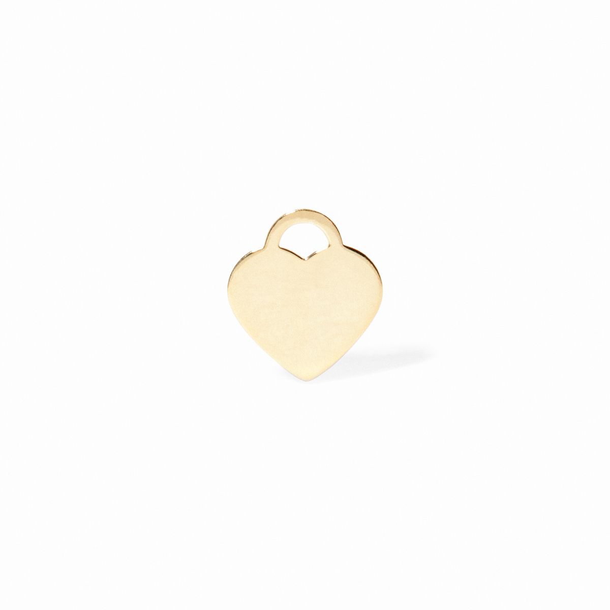 Dinh Van Yellow Gold Heart Pendant