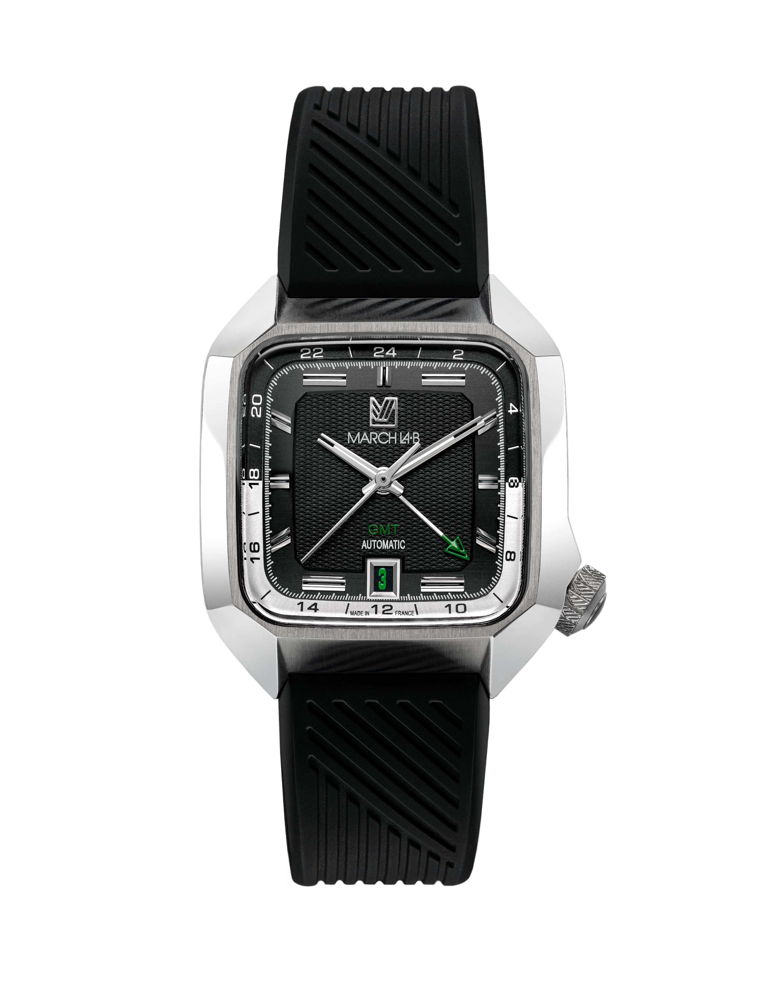 Montre MARCH LA.B AM2 GMT Auto Black Cadran Noir