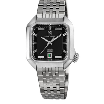 Montre MARCH LA.B AM2 Slim Auto Black Cadran Noir