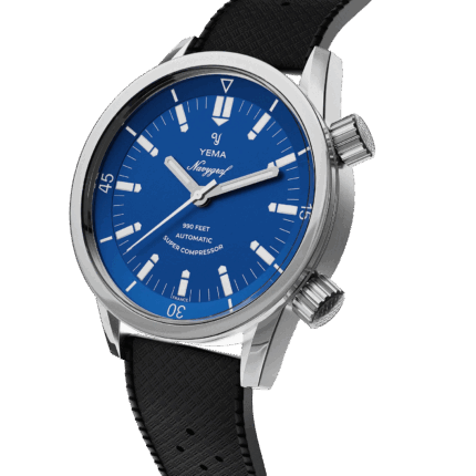 Montre Yema Navygraf Super Compressor Auto Cadran Bleu