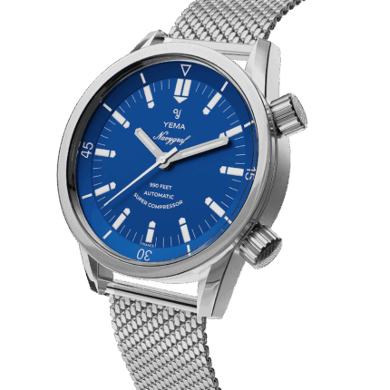 Montre Yema Navygraf Super Compressor Auto Cadran Bleu