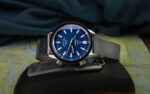 Montre Yema Navygraf Super Compressor Auto Cadran Bleu