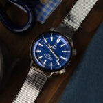 Montre Yema Navygraf Super Compressor Auto Cadran Bleu