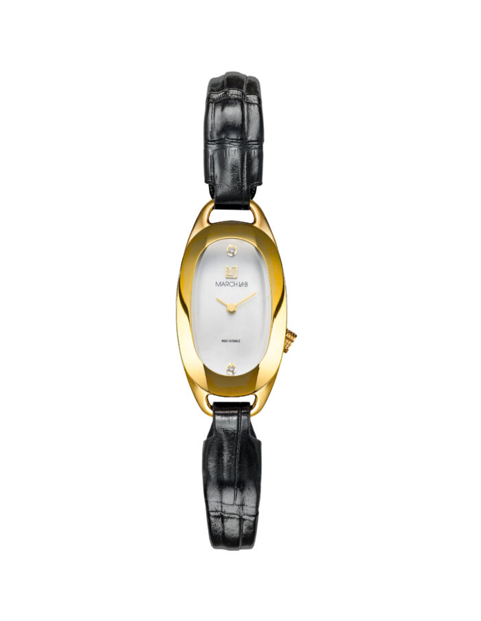 Montre MARCH LA.B Oblongue Or 18 Carats Quartz