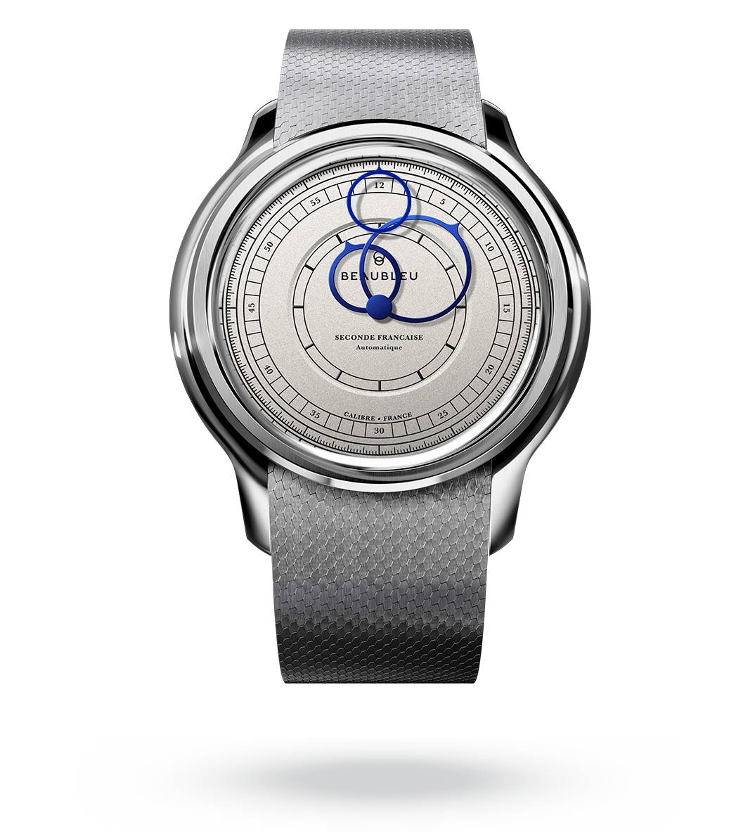 Montre Beaubleu Seconde Française 19.24 Cadran Blanc Ivoire