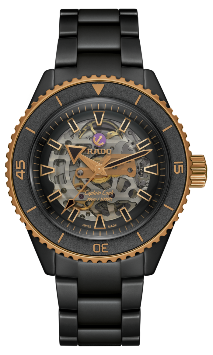 Montre Rado Captain Cook Auto High Tech Ceramic Skeleton Bracelet Ceramique