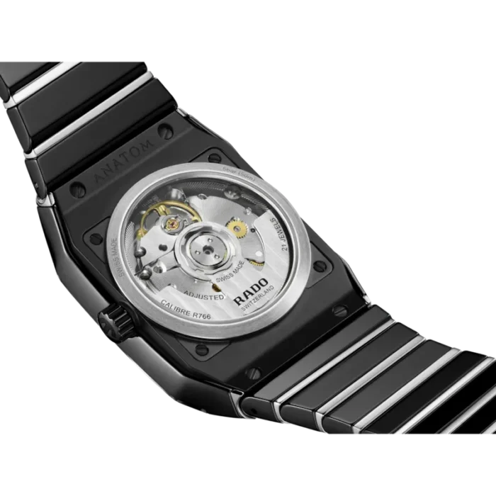 Montre Rado Anatom Automatic Cadran Noir Bracelet Ceramique