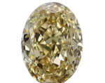 Diamant Oval 0.72 Carats GIA FBY Vvs2