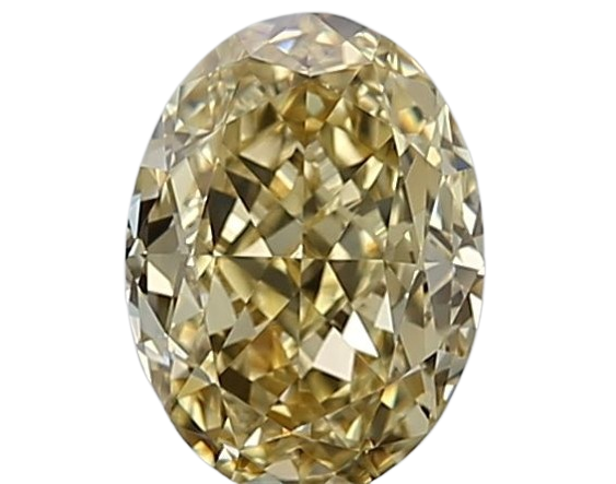 Diamant Oval 0.72 Carats GIA FBY Vvs2