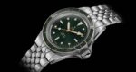 Montre Yema Superman Gilt CMM.10 Auto Cadran Vert Bracelet Acier 39MM