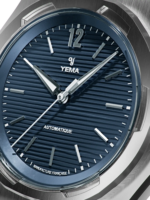 Montre Yema Wristmaster Slim CMM.10 Auto Cadran Bleu Bracelet Acier 39MM