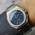 Montre Yema Wristmaster Slim CMM.10 Auto Cadran Bleu Bracelet Acier 39MM