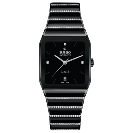 Montre Rado Anatom Diamonds Automatic Cadran Noir Bracelet Ceramique