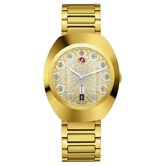 Montre Rado DiaStar Original Automatic Cadran Doré Bracelet Acier 38MM