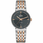 Montre Rado Florence Auto Cadran Noir Gris Bracelet Acier 39MM