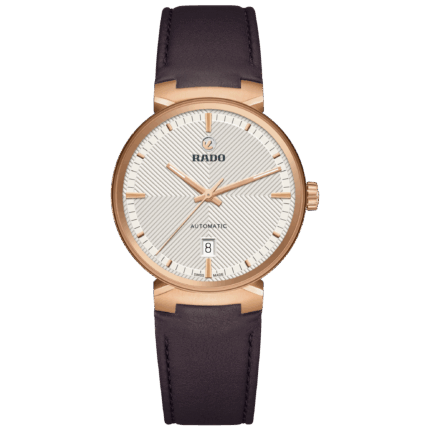Montre Rado Florence Auto Cadran Argenté Bracelet Cuir 39MM