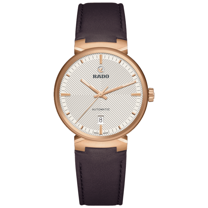 Montre Rado Florence Auto Cadran Argenté Bracelet Cuir 39MM