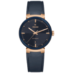 Montre Rado Florence Auto Cadran Bleu Bracelet Cuir 39MM