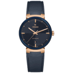 Montre Rado Florence Auto Cadran Bleu Bracelet Cuir 39MM