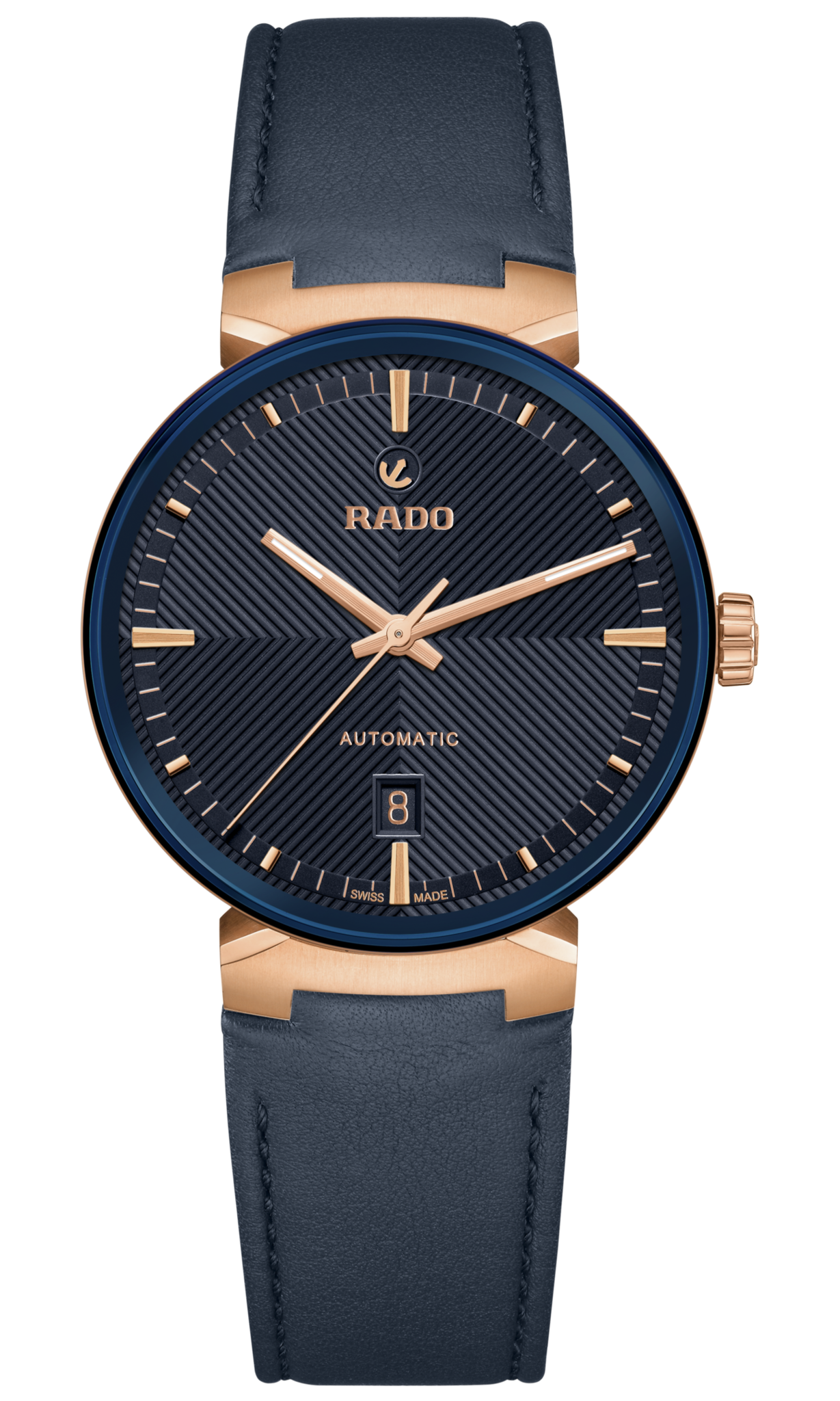 Montre Rado Florence Auto Cadran Bleu Bracelet Cuir 39MM