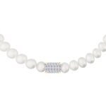 Bracelet Ginette NY Midnight Diamond & Pearl Or Rose