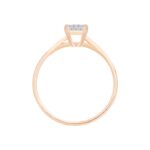 Bague Ginette NY Midnight Mini Diamond Ring Or Rose