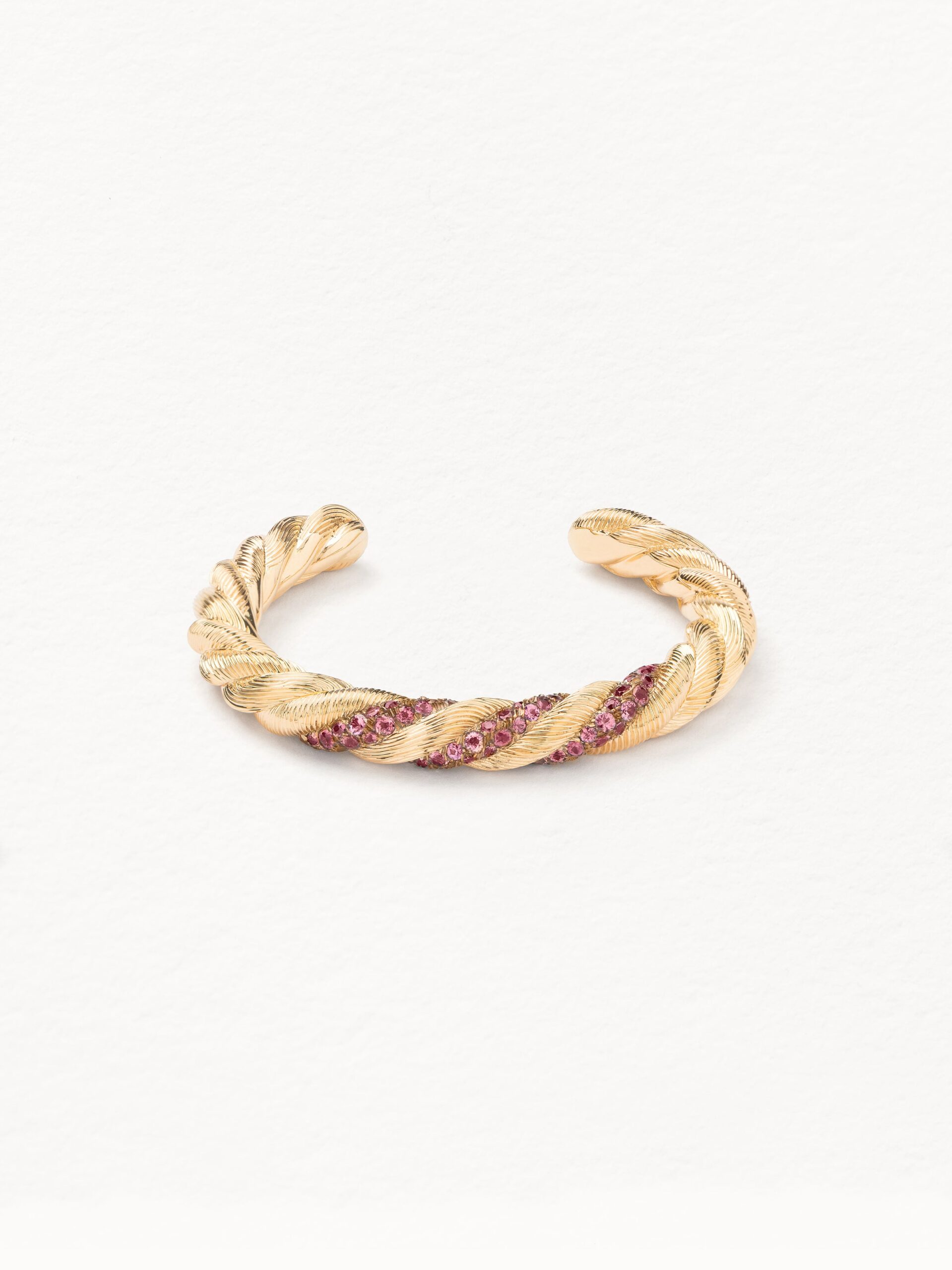 Bracelet Poiray Dune Rhodolite Or Jaune