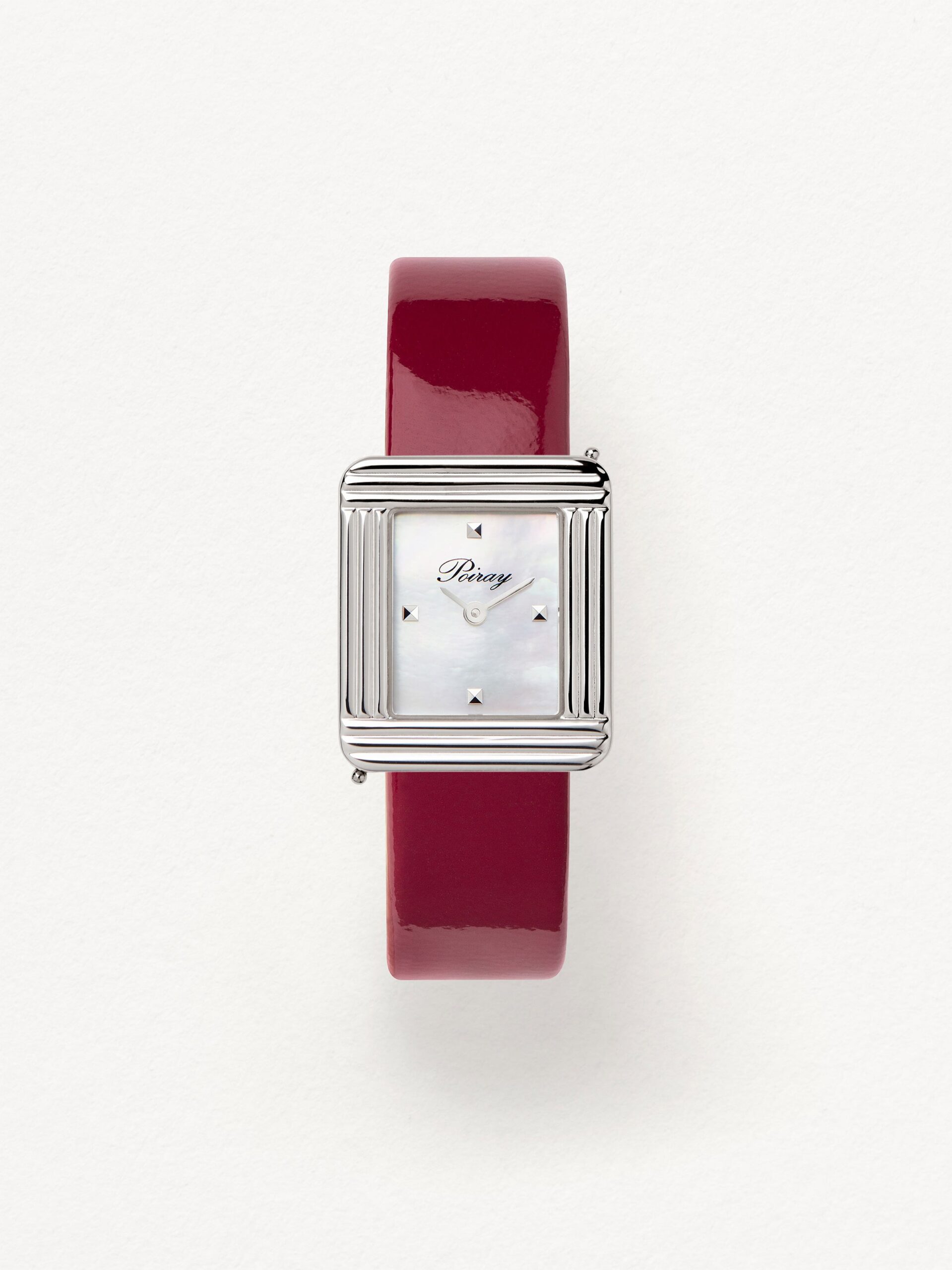 Poiray Ma Première watch Mother-of-pearl dial Leather Bracelet