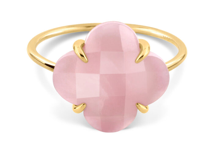 Bague Morganne Bello Victoria Quartz Guava Or Jaune