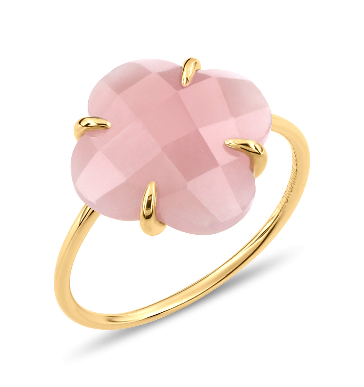 Ring Morganne Bello Victoria Quartz Guava Yellow Gold